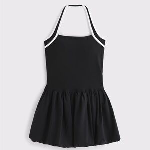 Abercrombie & Fitch | Dresses | Ypb Motiontek Halter Bubble Hem Mini Dress  | Poshmark